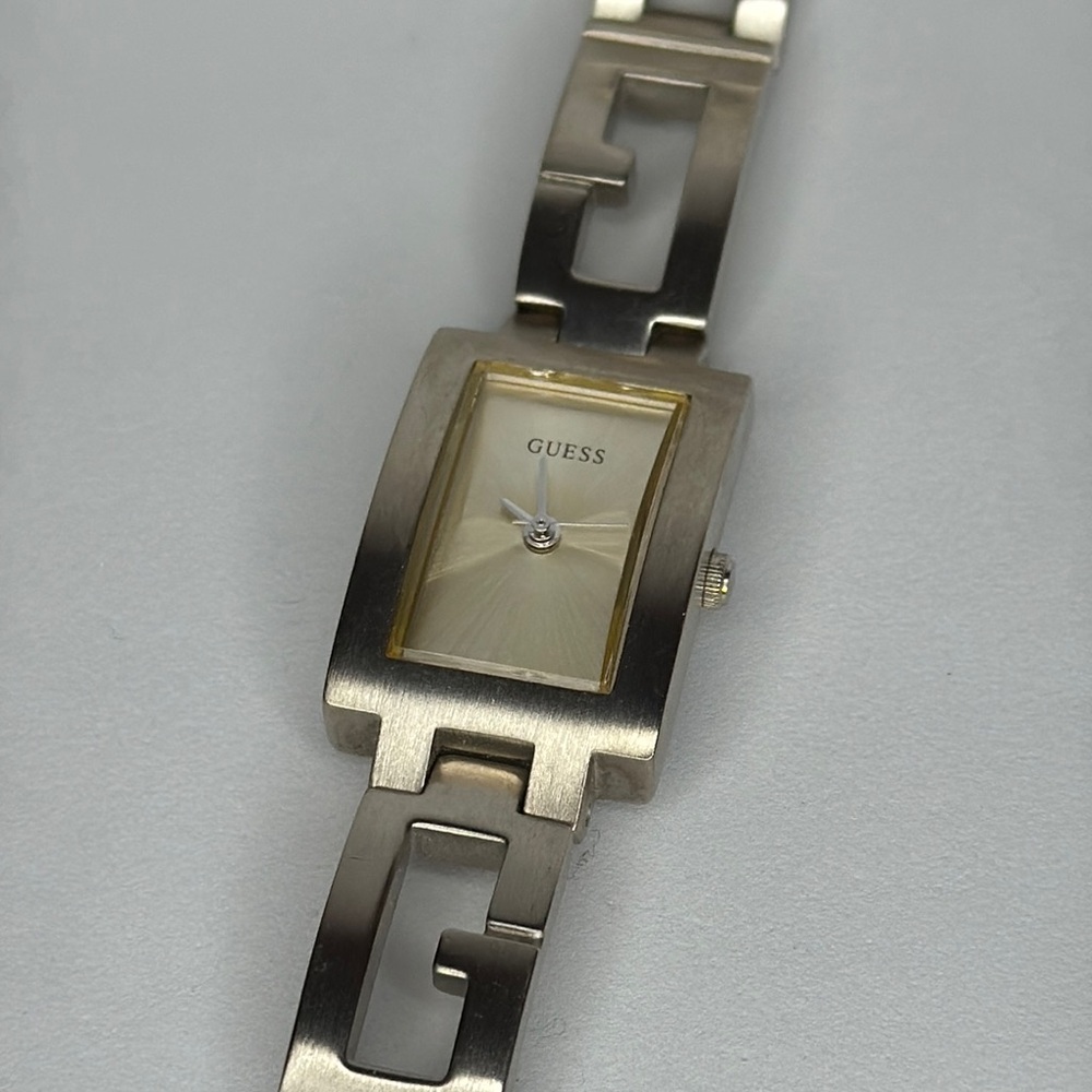 Guess Silver and Gold Link Bracelet Watch - Picture 5 of 5